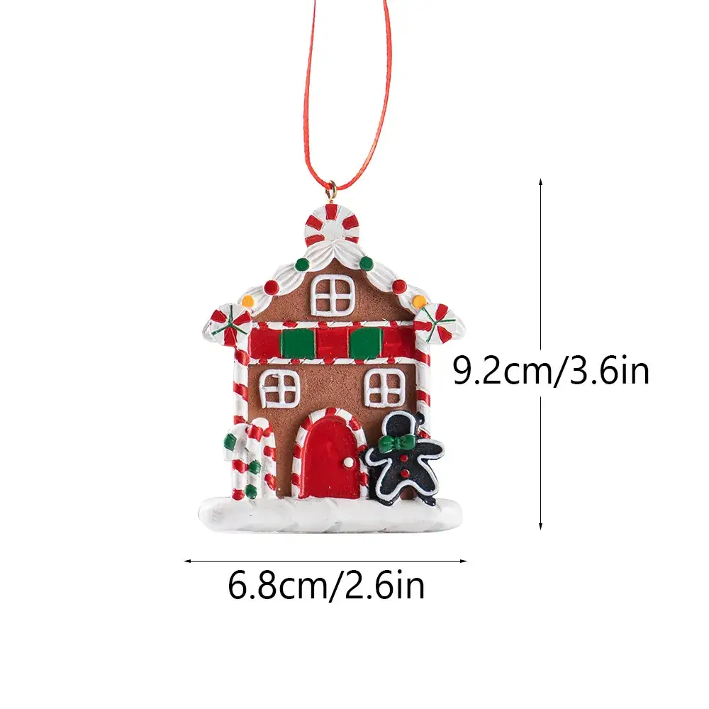 Reindeer Christmas Tree Pendant with Snowflake Design - Image 7