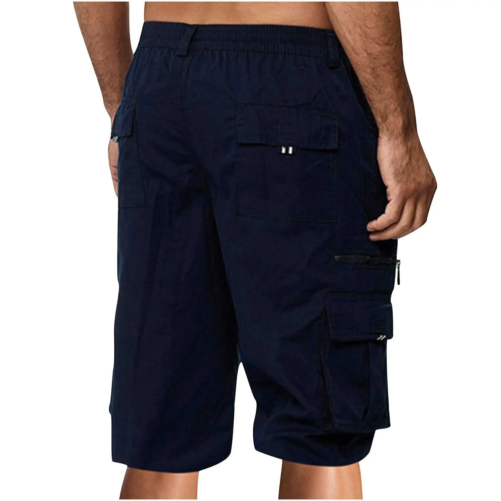 Men's Green Cargo Shorts Cross-border Casual Sports — feature 7