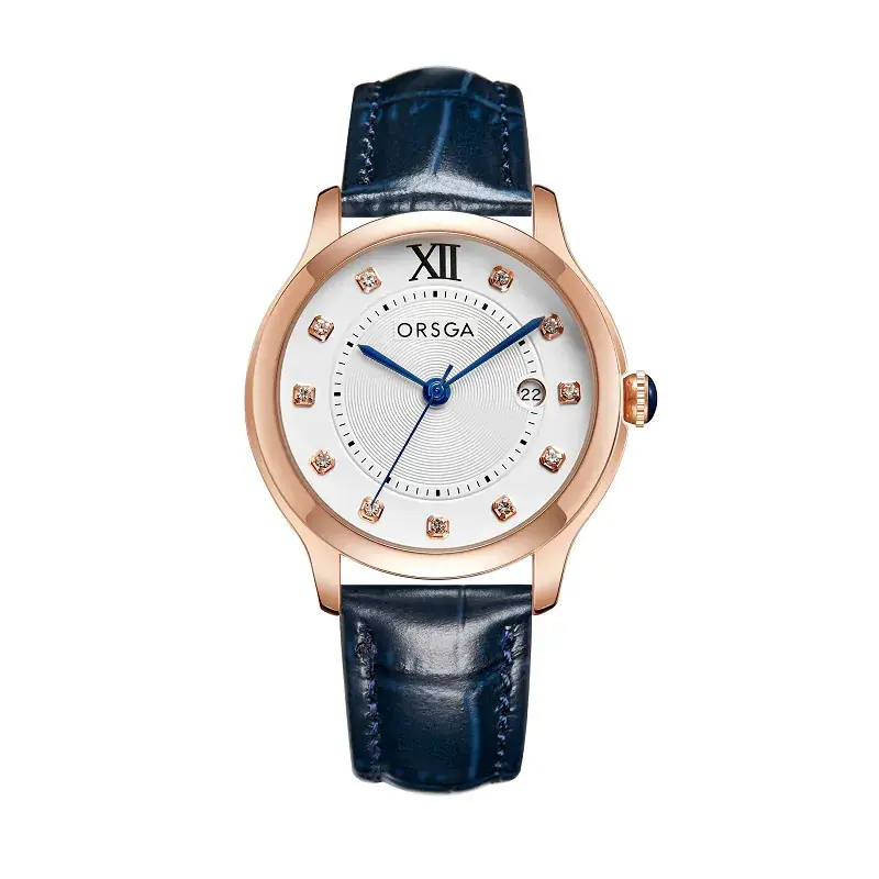 Oshie Diamond Calendar Watch Silver Bracelet Waterproof Men Women - Image 14