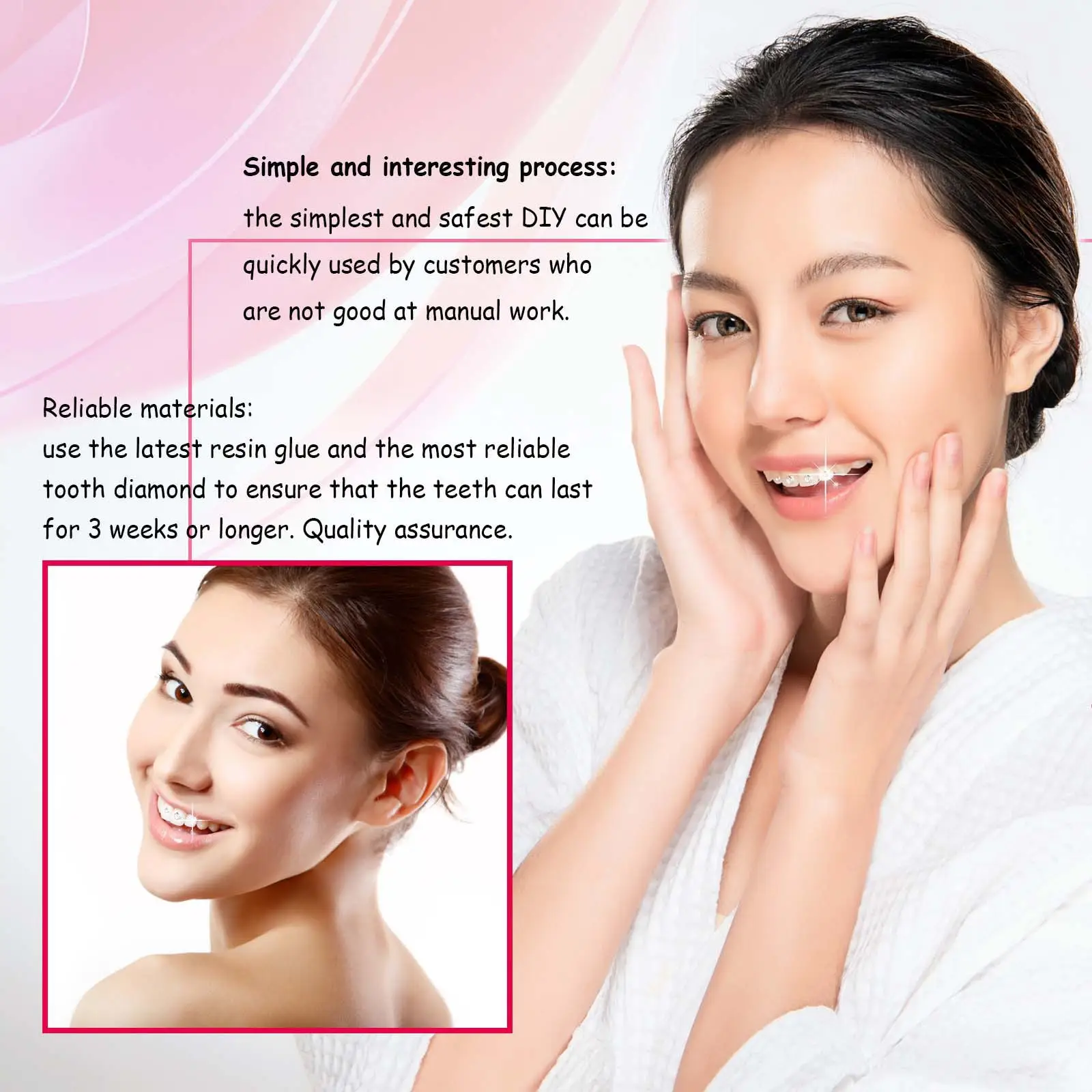 Crystal Tooth Stickers for Easy Installation & Removal — feature 2