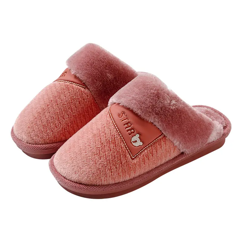 Men's Cotton Slippers with Thick Soles for Home Use, Non-Slip, Wear-Resistant, Fleece-Lined, Warm, Outdoor Couple Slippers, Wholesale with Heel Cover - Image 8