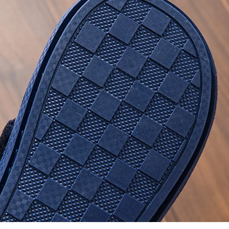 Men's Cotton Slippers with Thick Soles for Home Use, Non-Slip, Wear-Resistant, Fleece-Lined, Warm, Outdoor Couple Slippers, Wholesale with Heel Cover — feature 10