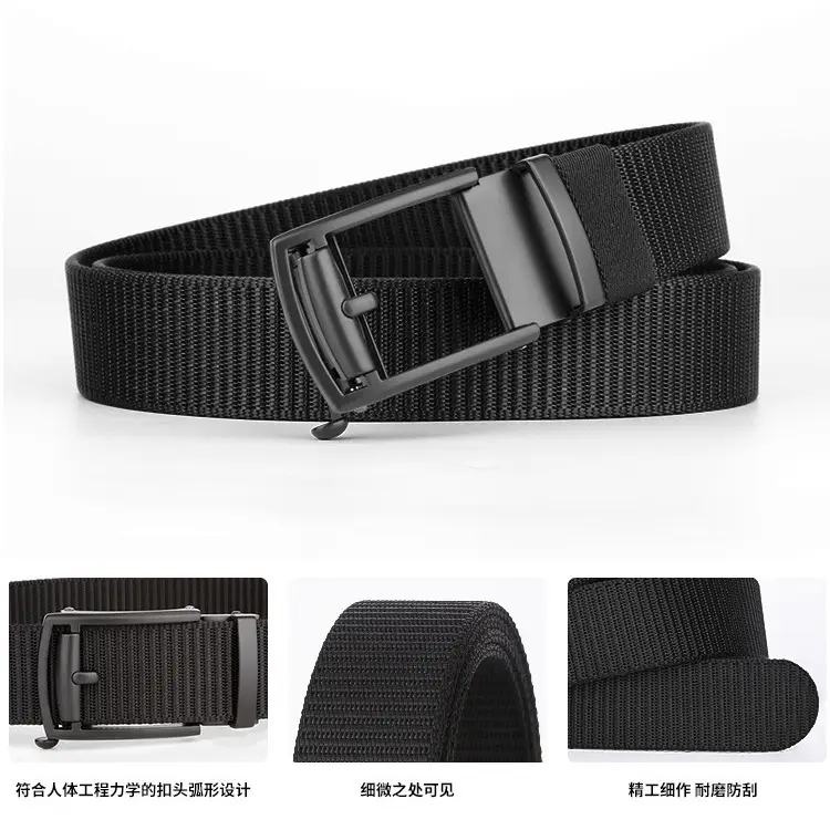 Men's Belt Beige Alloy Buckle Casual Business β feature 11