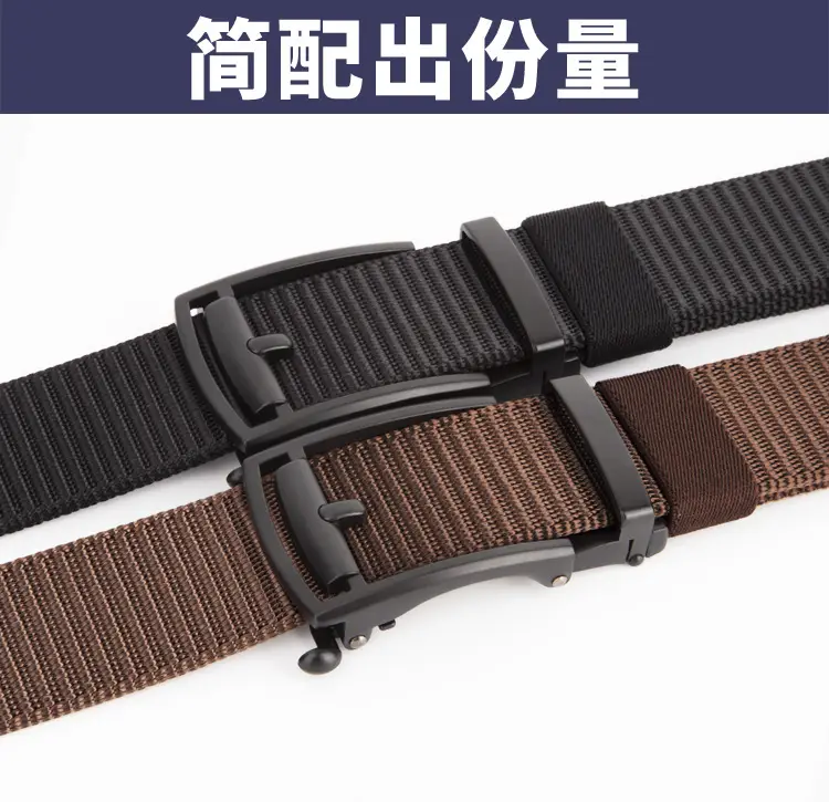 Men's Belt Beige Alloy Buckle Casual Business β feature 7