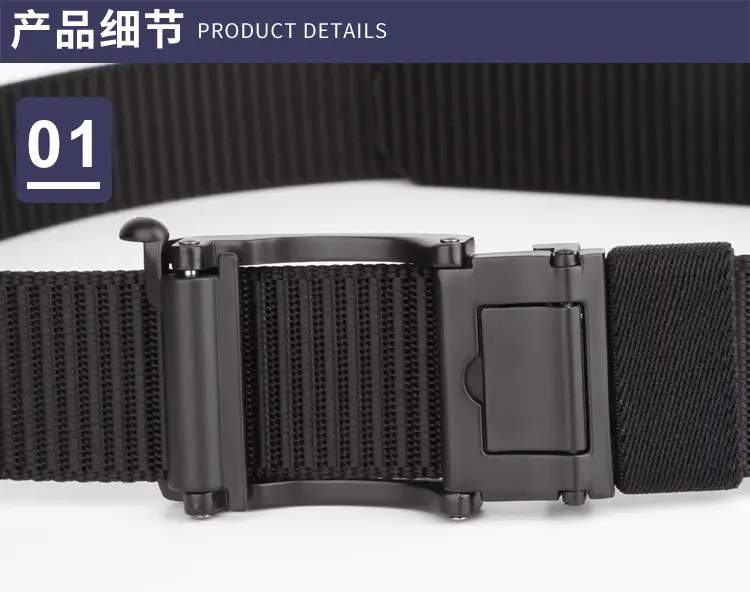 Men's Belt Beige Alloy Buckle Casual Business β feature 8