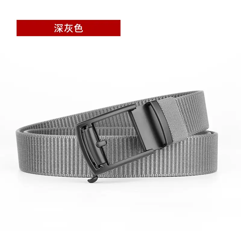 Men's Belt Beige Alloy Buckle Casual Business - Image 2