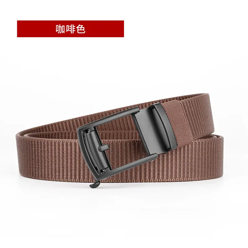 Men's Belt Beige Alloy Buckle Casual Business - Image 4