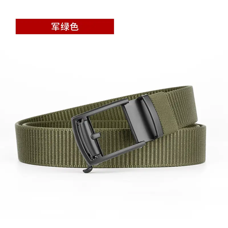 Men's Belt Beige Alloy Buckle Casual Business - Image 6