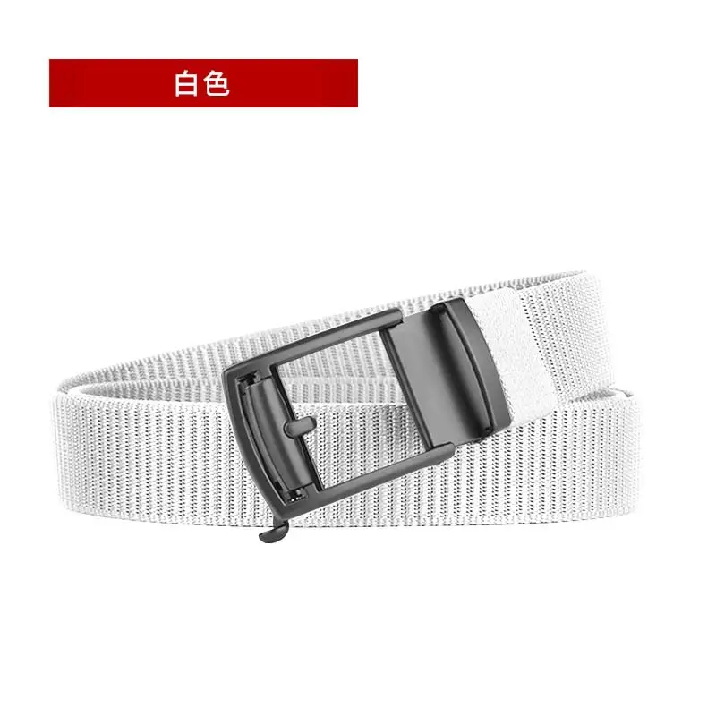Men's Belt Beige Alloy Buckle Casual Business - Image 9