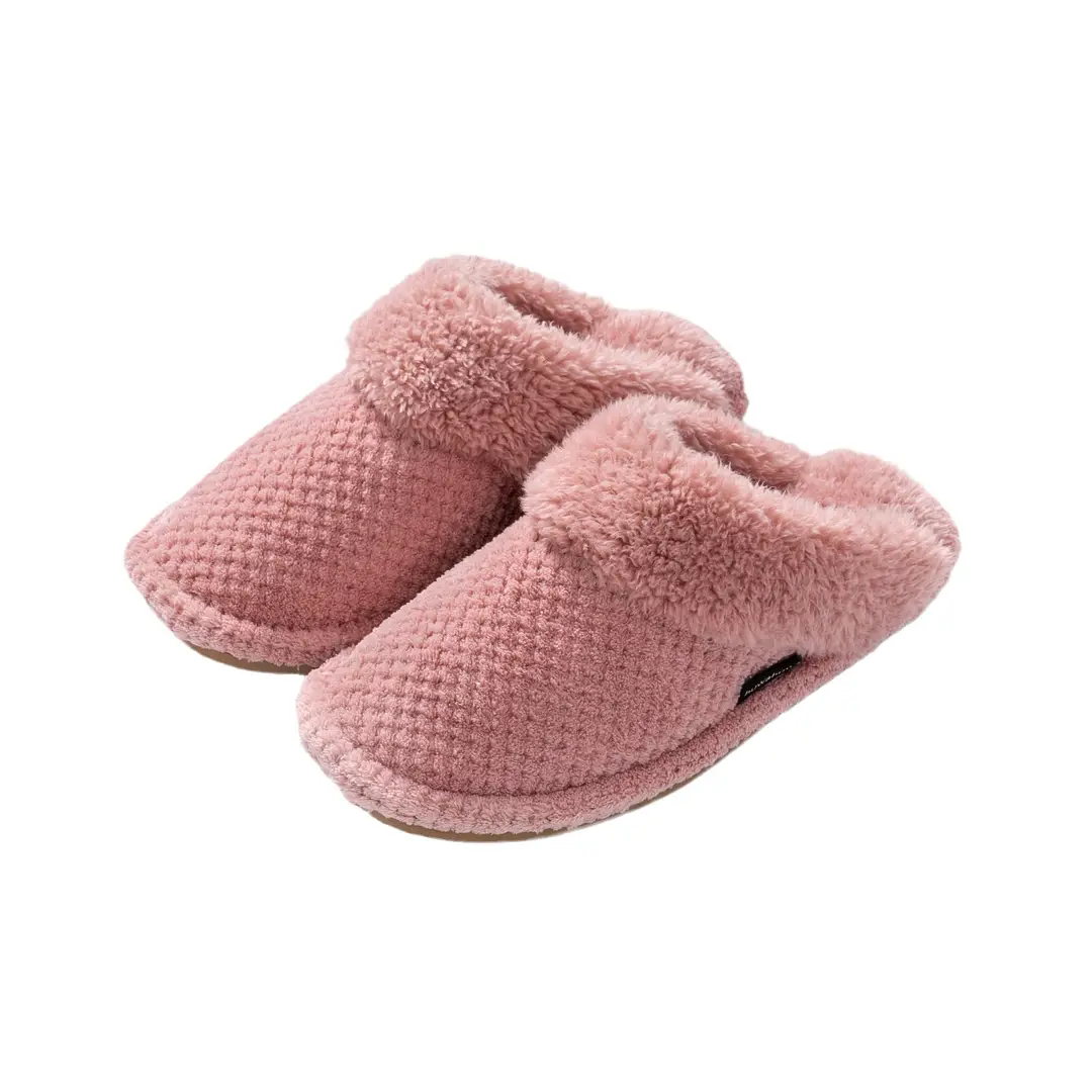 Jingshilu autumn and winter coral fleece thickened bottom fleece-lined warm home indoor household cotton slippers for women Wholesale - Image 9