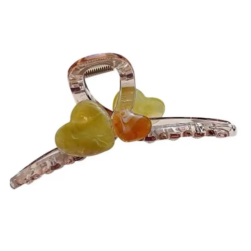 Clear Shark Clip Hairpin with Jelly Decor - Image 8
