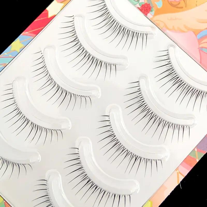 Korean False Eyelashes Fine Soft Stem for Makeup Artists — feature 7