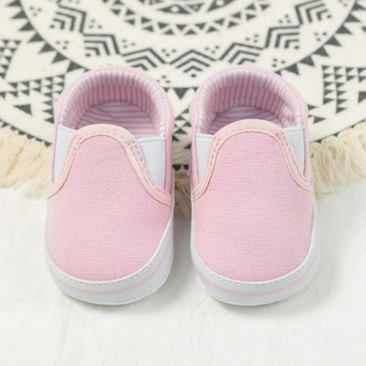 Baby Slip-On Canvas Shoes Navy Blue 0-1 Years — feature 10