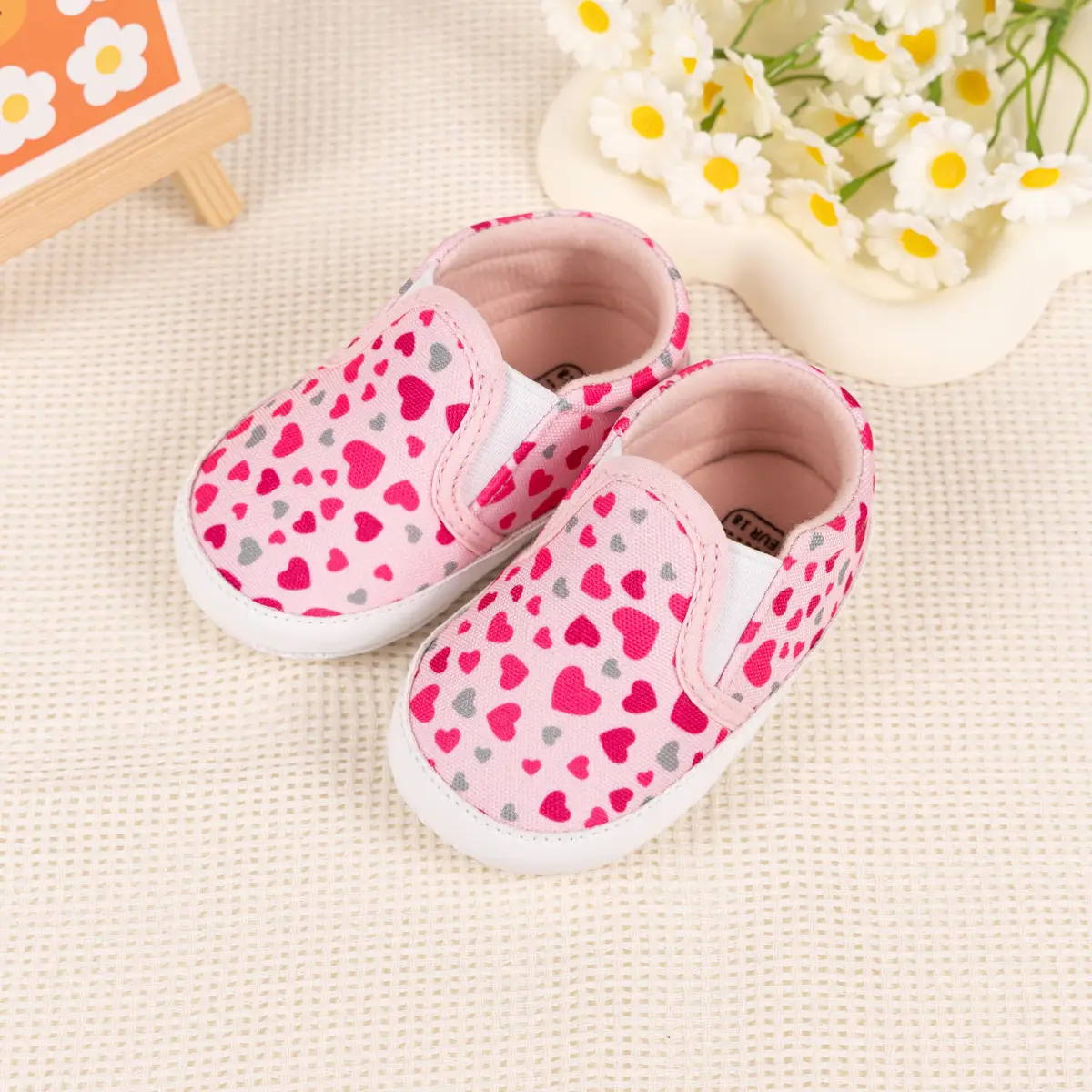 Baby Slip-On Canvas Shoes Navy Blue 0-1 Years — feature 15