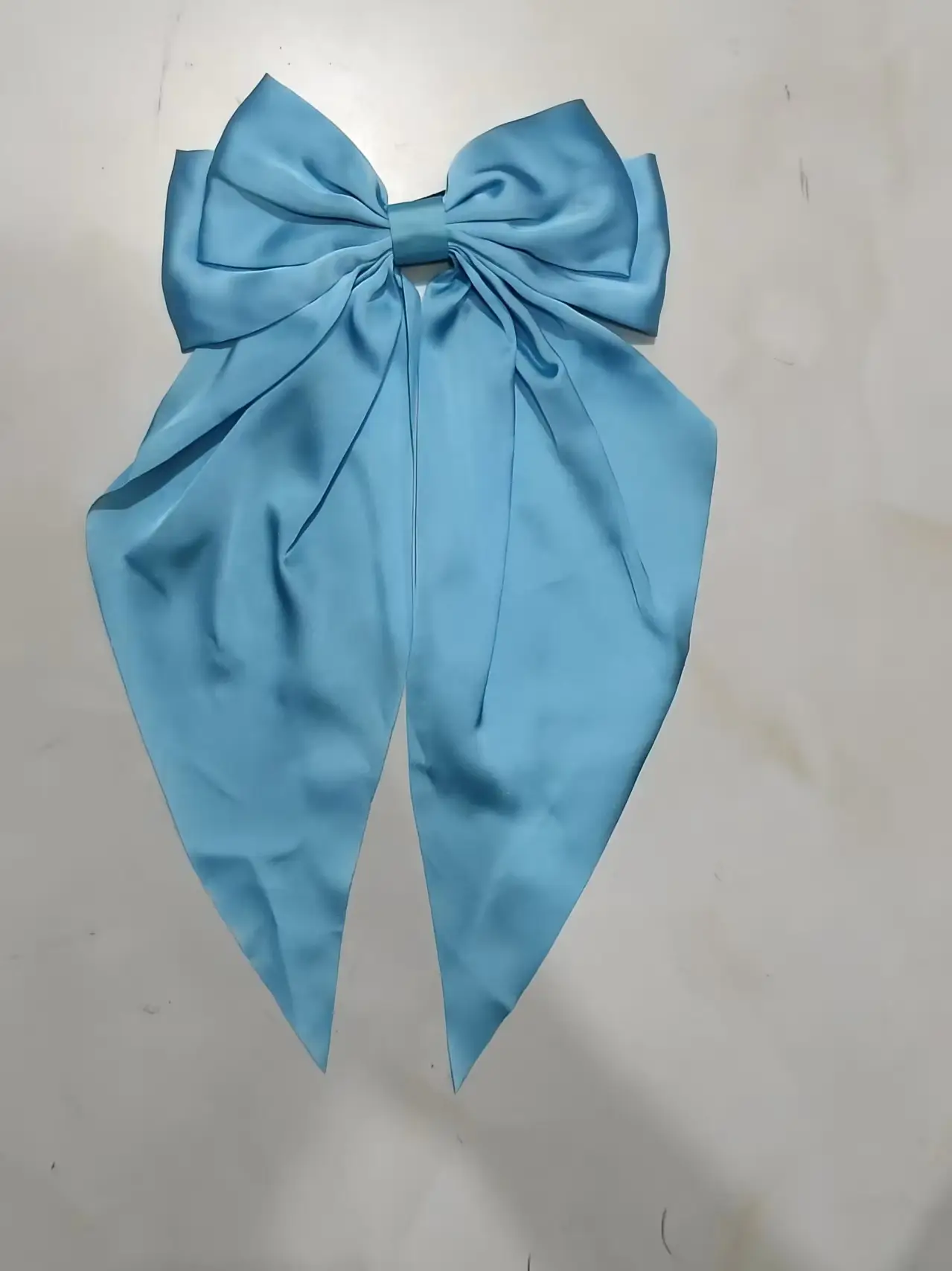 Purple Satin Bow Hairpin for Women - Image 12