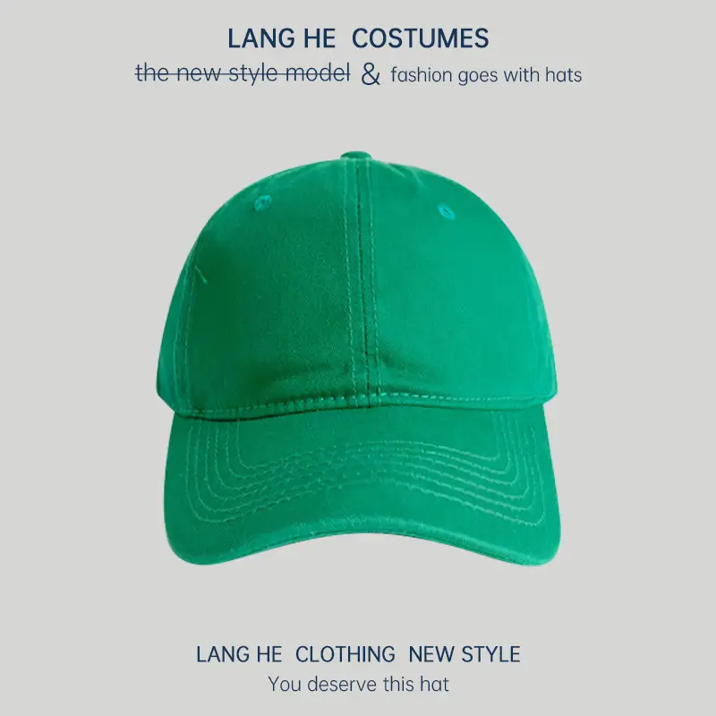 Pink Long He Hat for Men Women Peak Cap - Image 13