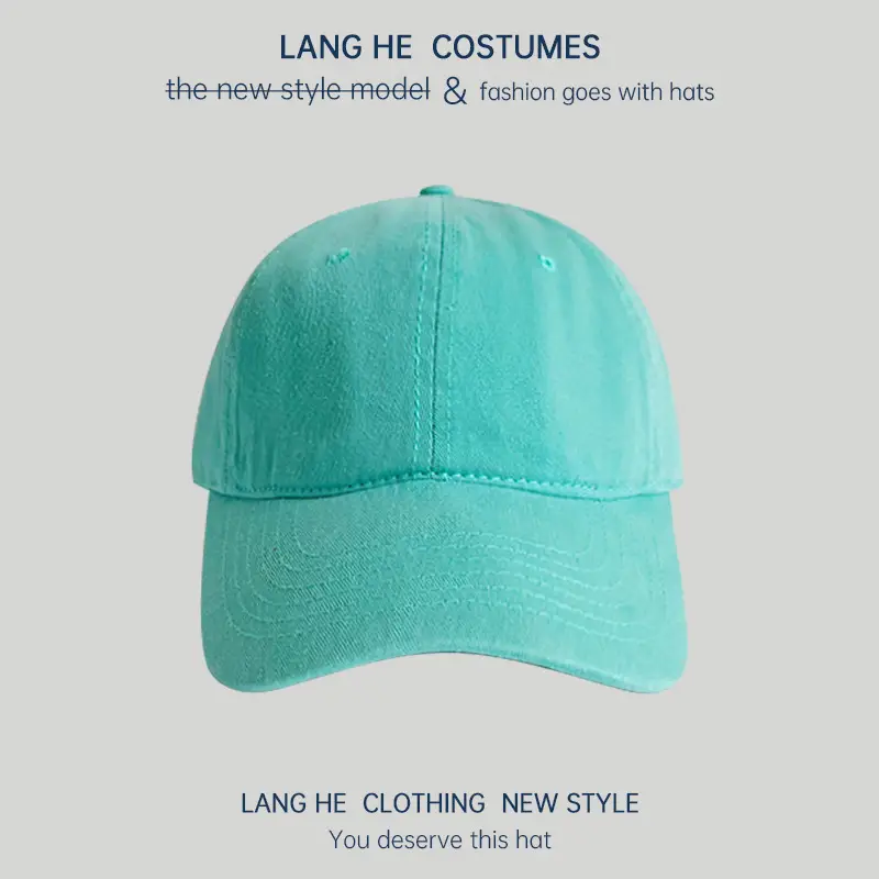 Pink Long He Hat for Men Women Peak Cap - Image 15