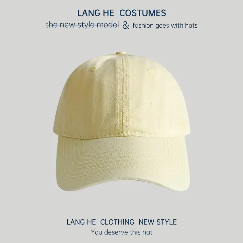 Pink Long He Hat for Men Women Peak Cap - Image 8