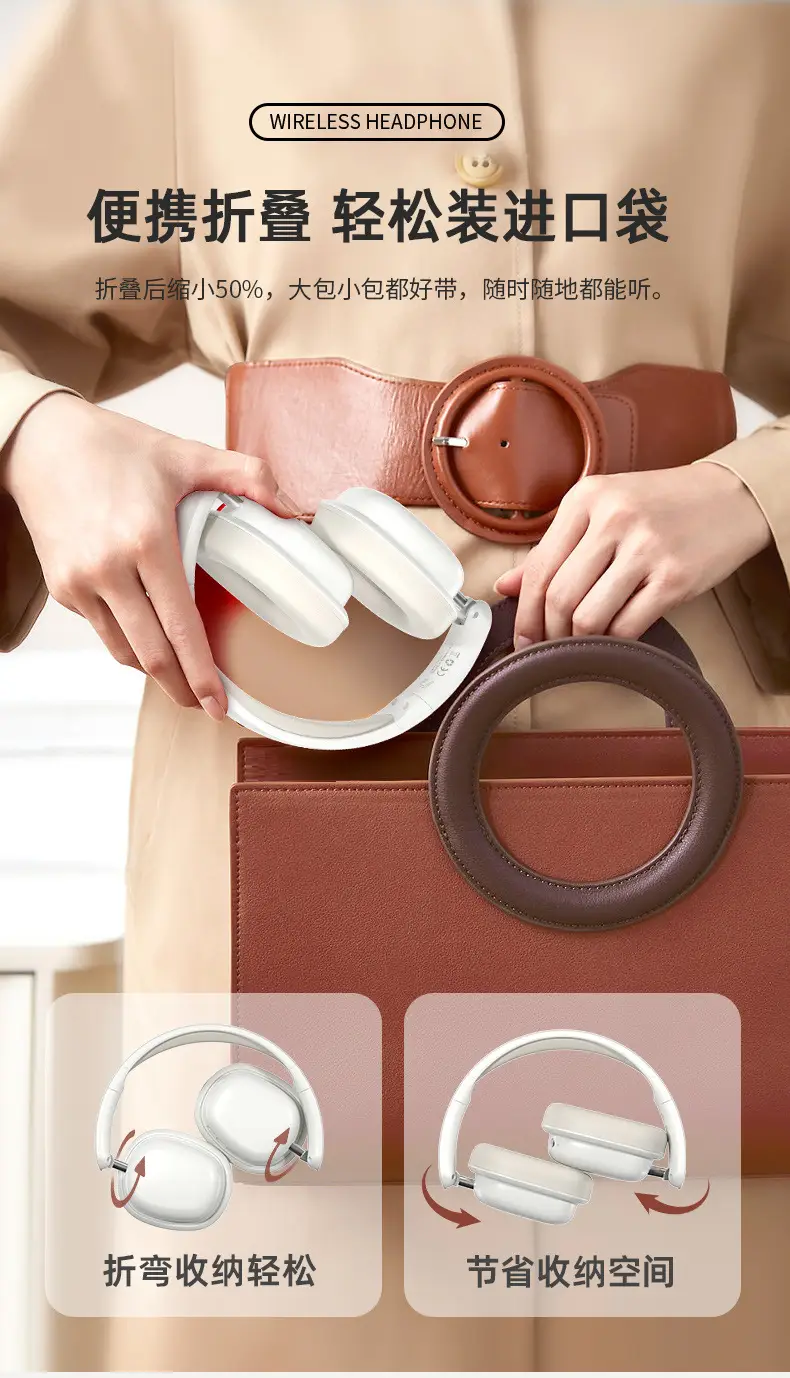 Wireless Bluetooth Game Headset White Long Lasting Battery — feature 18