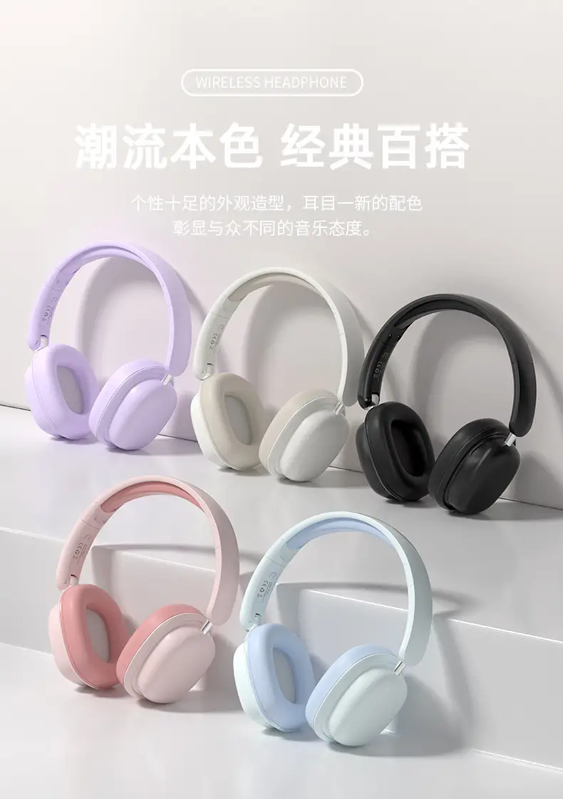 Wireless Bluetooth Game Headset White Long Lasting Battery — feature 7