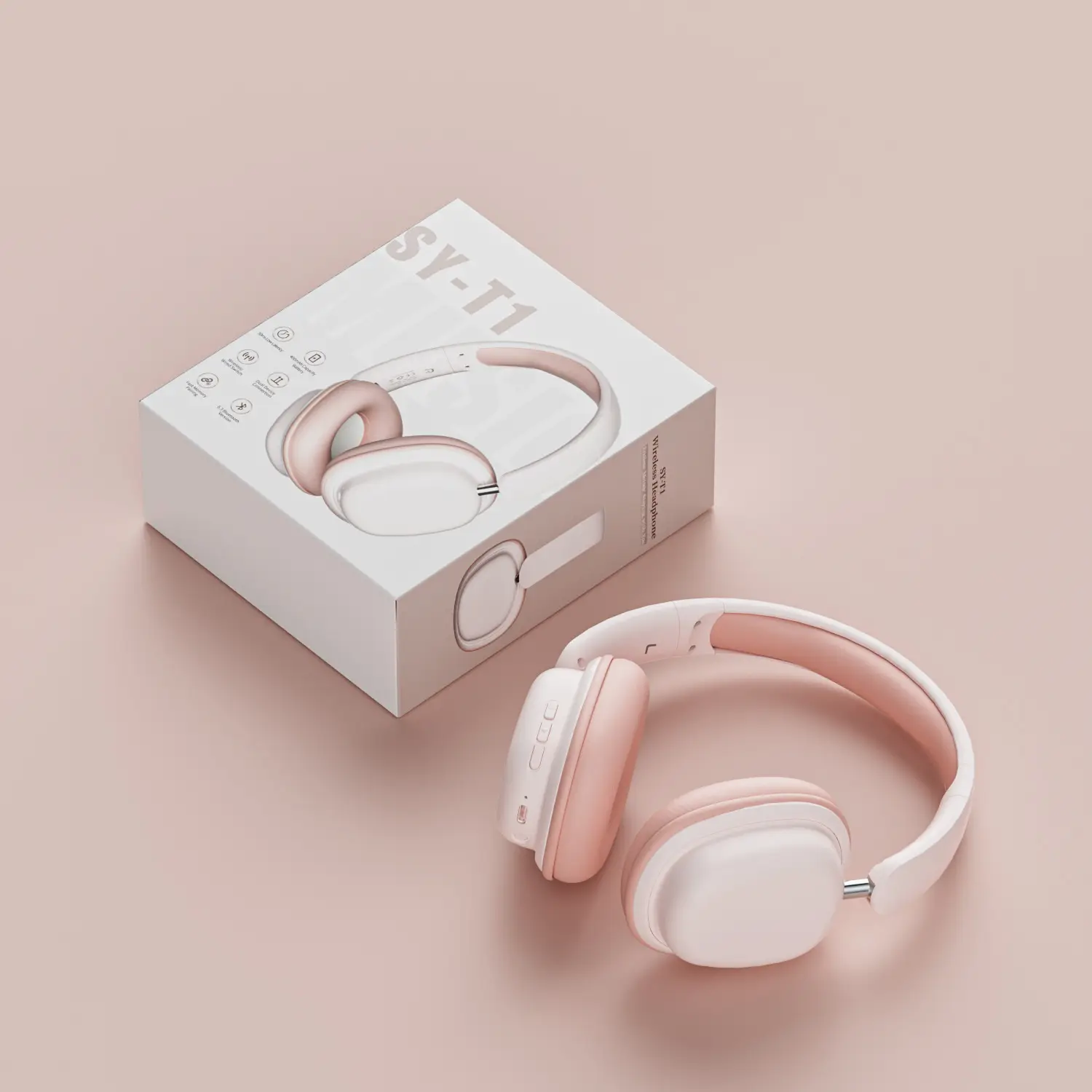 Wireless Bluetooth Game Headset White Long Lasting Battery - Image 4