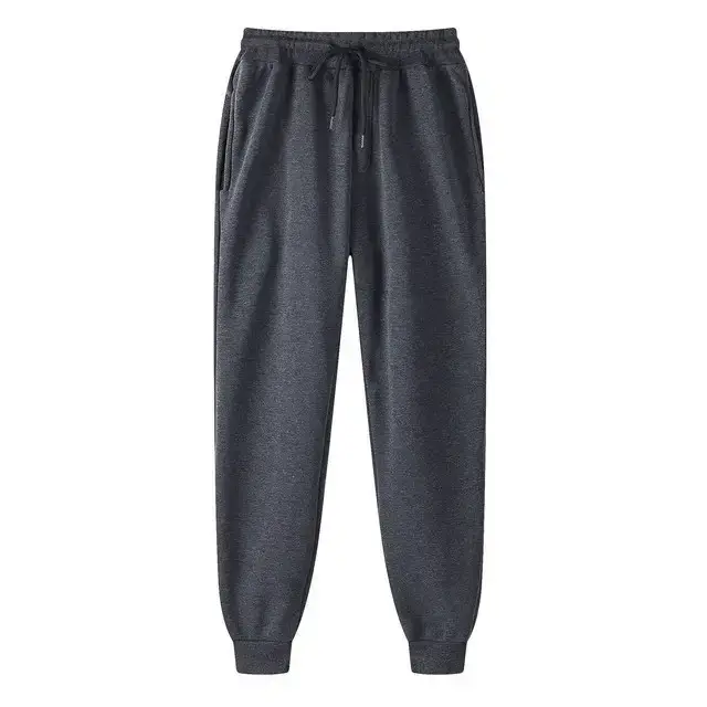 Men Pink Fleece Sweatpants Slim Fit Casual - Image 9