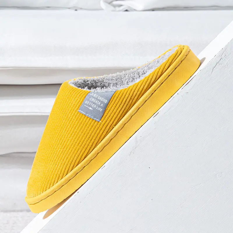 Cotton Slippers for Women, Autumn and Winter Couples Home Slippers, Indoor Confinement Shoes, Warm Cotton Shoes, Non-Slip Cotton Slippers, Autumn and Winter for Men
