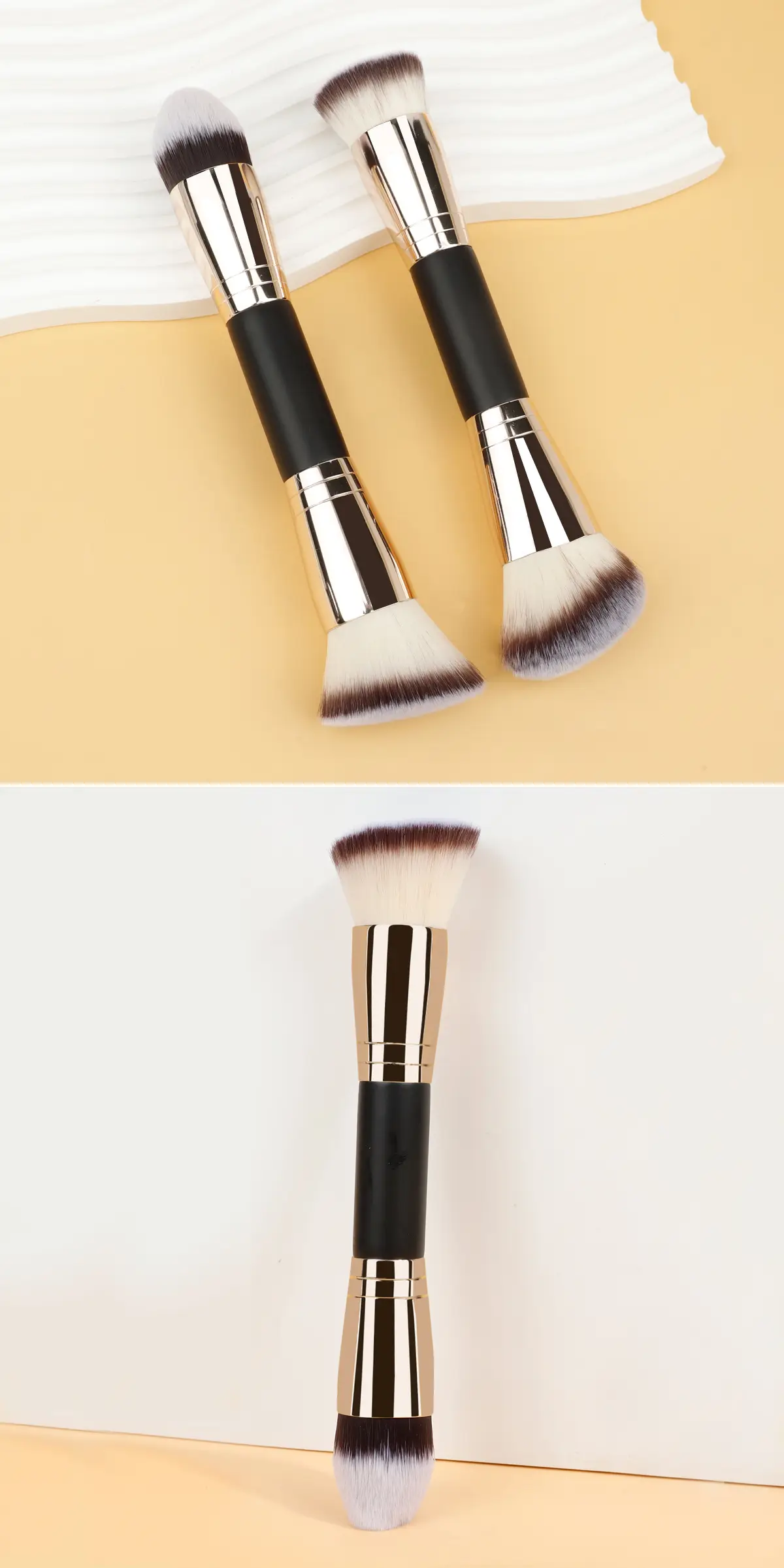 Double-Headed Makeup Brush for Foundation & Contouring — feature 20