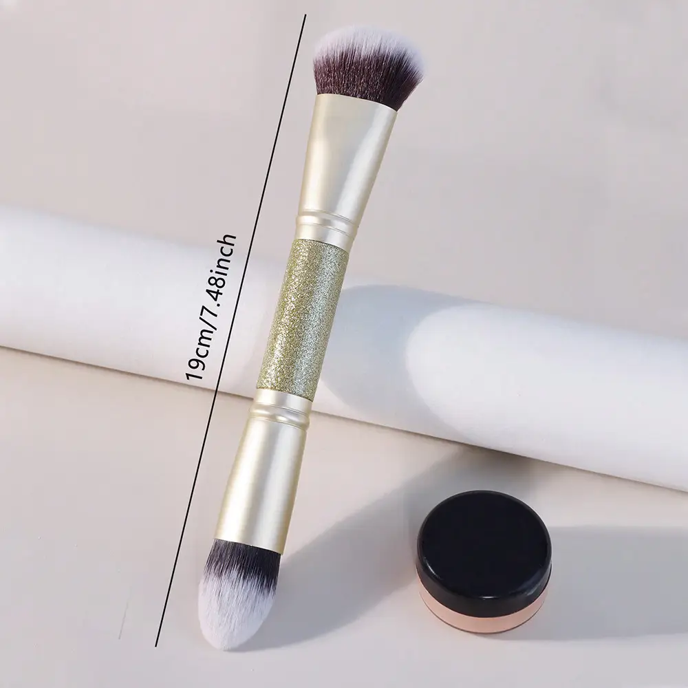 Double-Headed Makeup Brush for Foundation & Contouring — feature 33