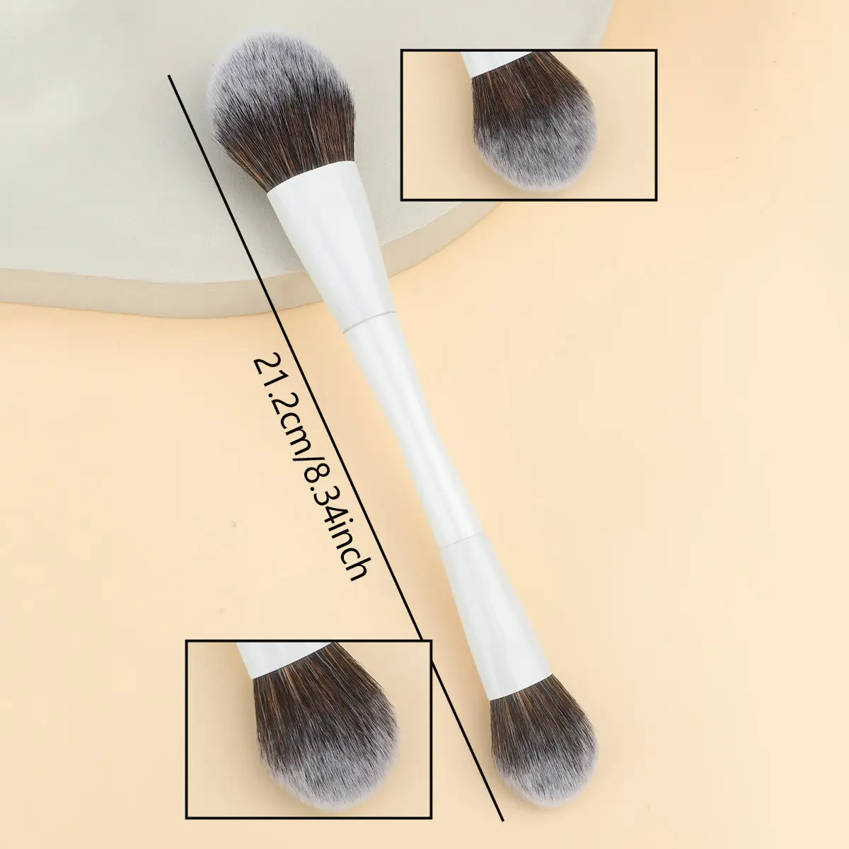 Double-Headed Makeup Brush for Foundation & Contouring — feature 7