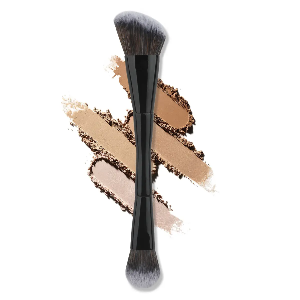 Double-Headed Makeup Brush for Foundation & Contouring