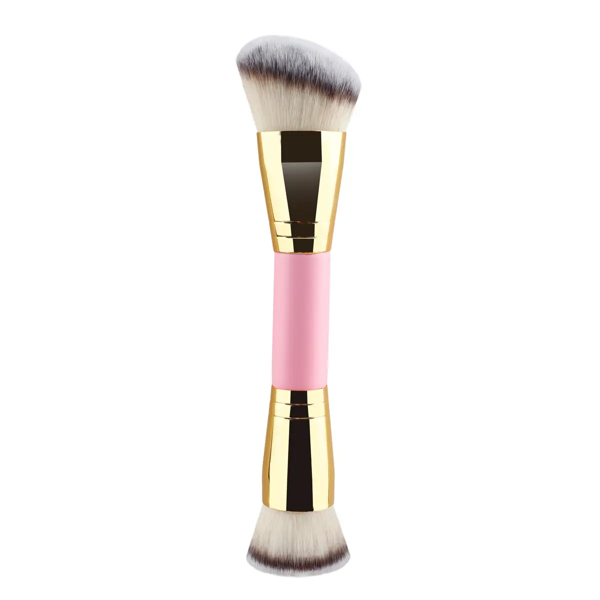 Double-Headed Makeup Brush for Foundation & Contouring