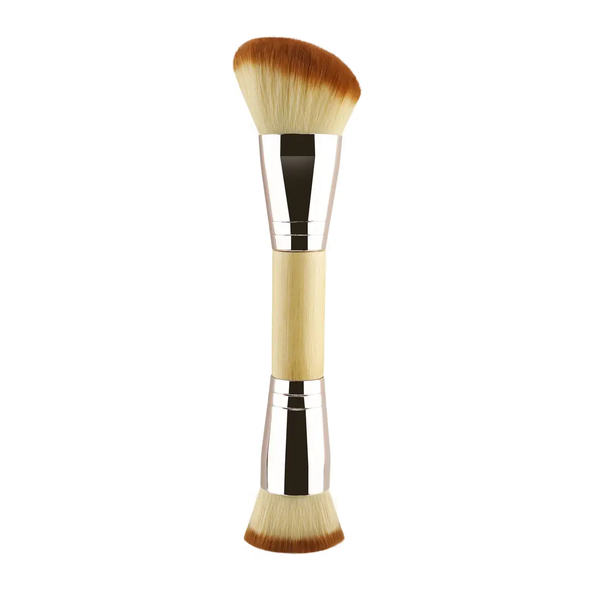 Double-Headed Makeup Brush for Foundation & Contouring