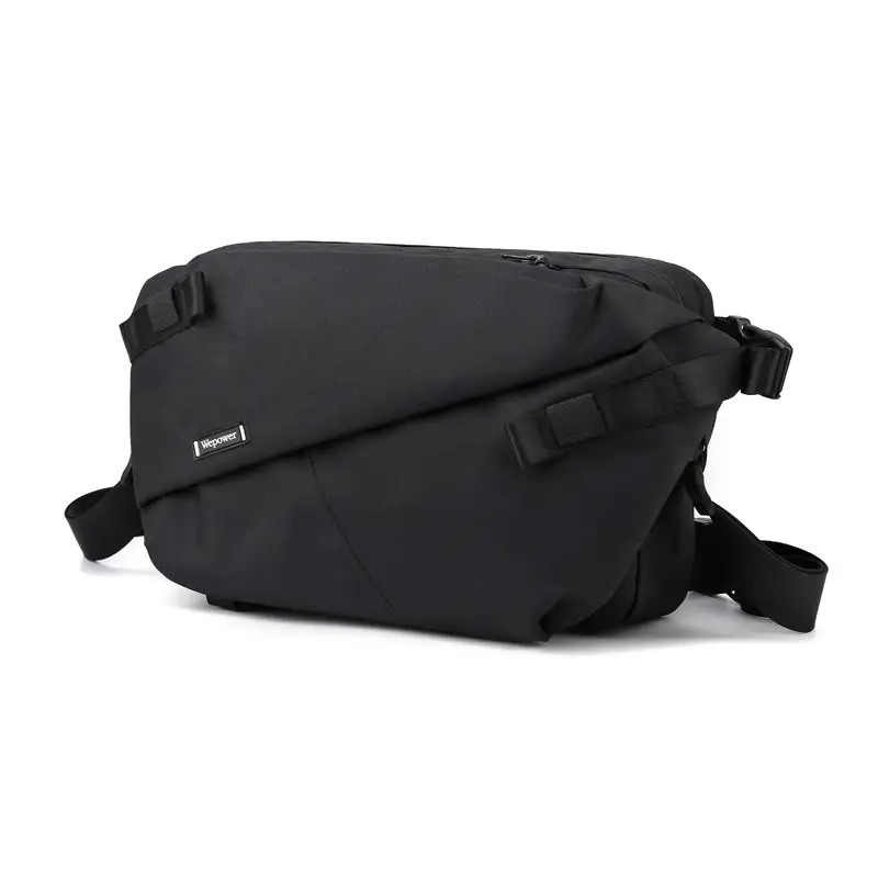 Men's Blue Grey Messenger Bag Large Capacity Fashion Brand