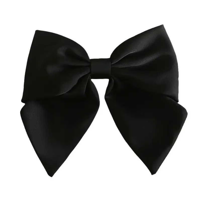 White Large Bow Hairpin Clip Top for Women