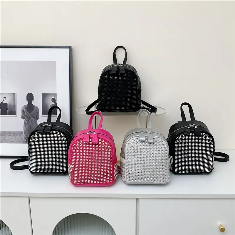 Women's Full Diamond Shoulder Backpack 2023 New - Image 7
