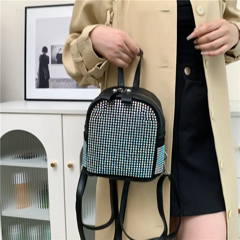 Women's Full Diamond Shoulder Backpack 2023 New - Image 8
