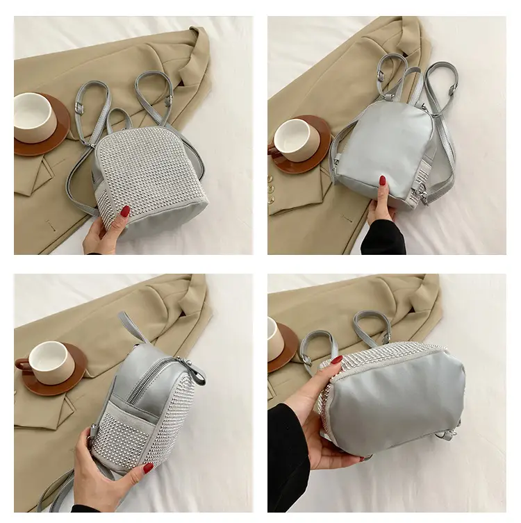 Women's Full Diamond Shoulder Backpack 2023 New — feature 12