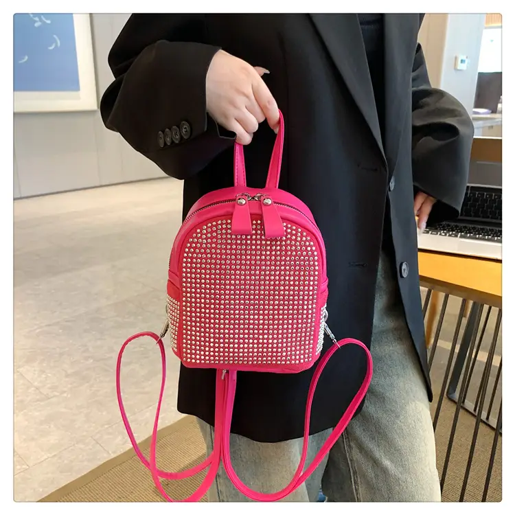 Women's Full Diamond Shoulder Backpack 2023 New — feature 18