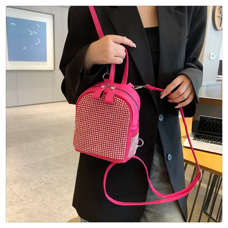 Women's Full Diamond Shoulder Backpack 2023 New — feature 19