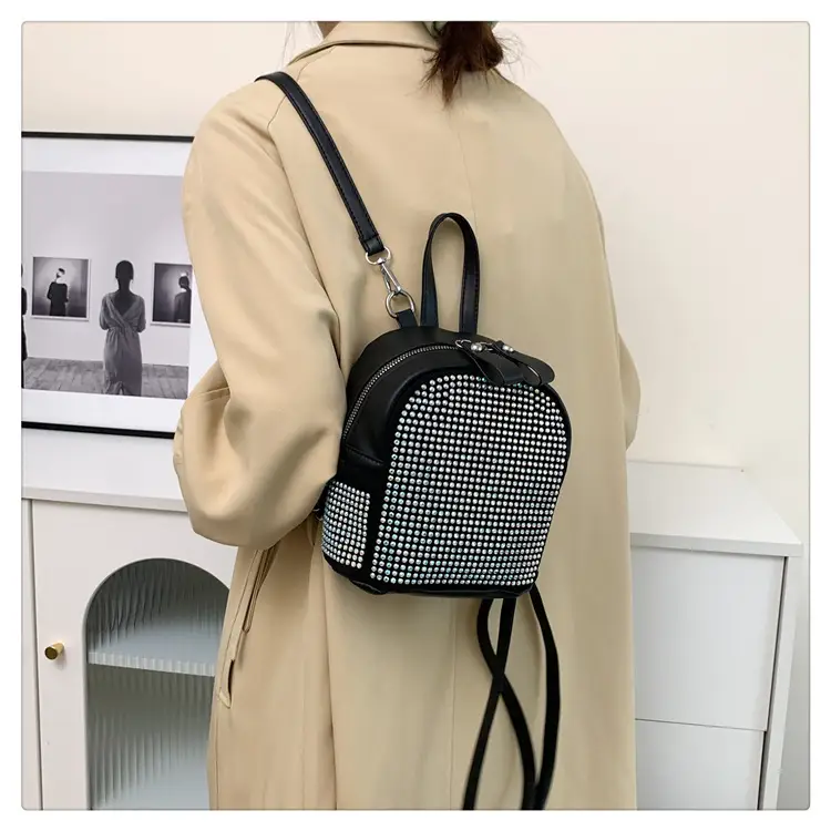 Women's Full Diamond Shoulder Backpack 2023 New — feature 25