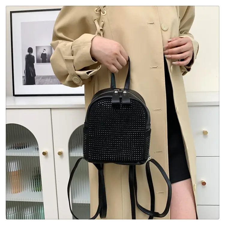 Women's Full Diamond Shoulder Backpack 2023 New — feature 26