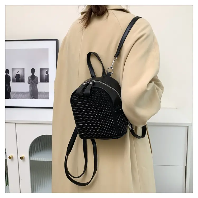 Women's Full Diamond Shoulder Backpack 2023 New — feature 27