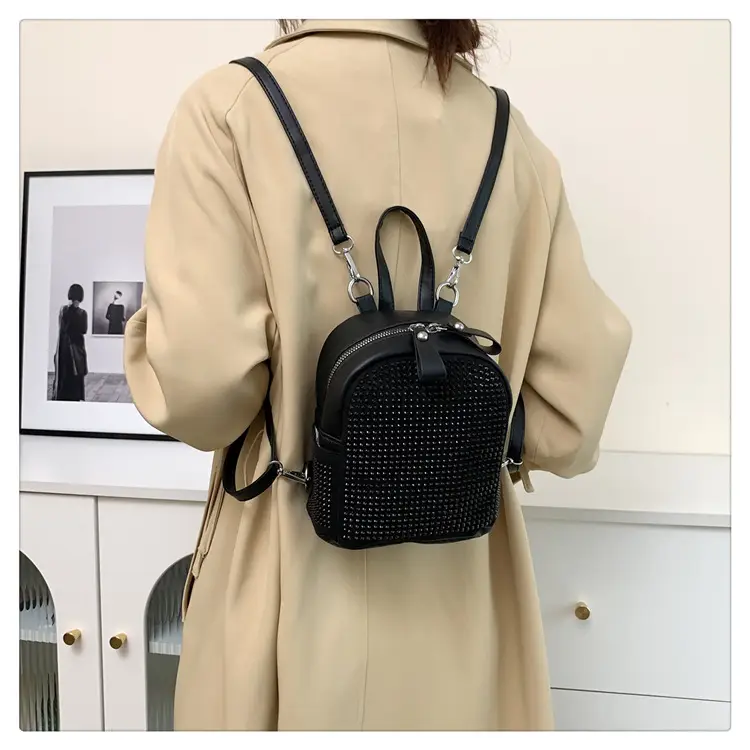 Women's Full Diamond Shoulder Backpack 2023 New — feature 28