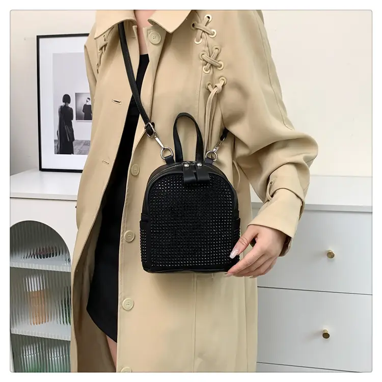 Women's Full Diamond Shoulder Backpack 2023 New — feature 29