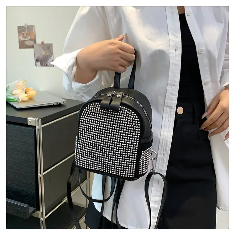 Women's Full Diamond Shoulder Backpack 2023 New — feature 30
