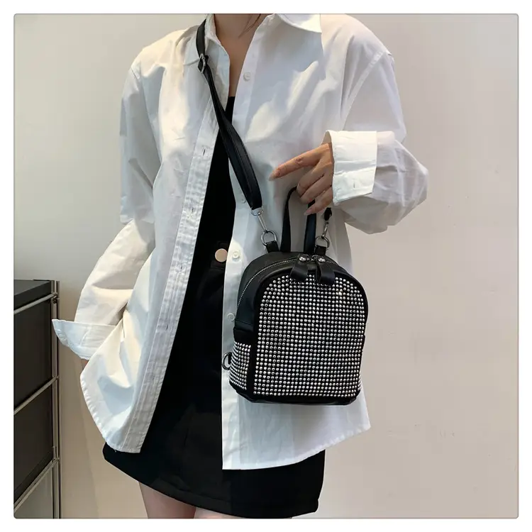 Women's Full Diamond Shoulder Backpack 2023 New — feature 33