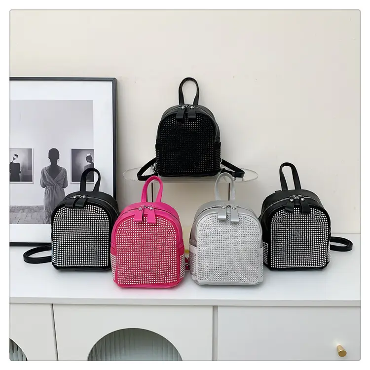 Women's Full Diamond Shoulder Backpack 2023 New — feature 39