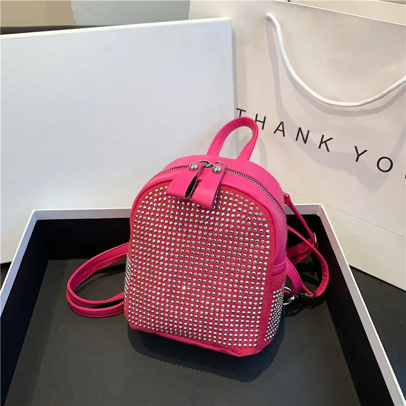 Women's Full Diamond Shoulder Backpack 2023 New - Image 3