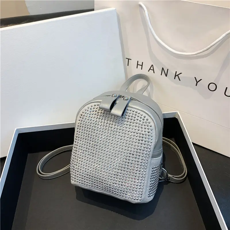 Women's Full Diamond Shoulder Backpack 2023 New - Image 4